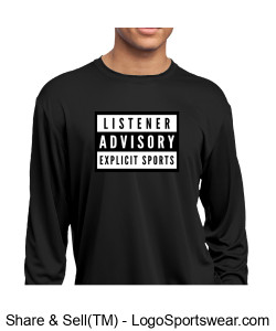 Explicit Sports Long Sleeve Tee Design Zoom