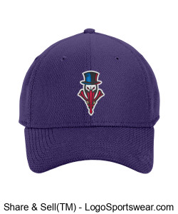 GB New Era Diamond Era Stretch Cap (Purple) Design Zoom
