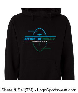 Before The Whistle Blackout Hoodie Design Zoom