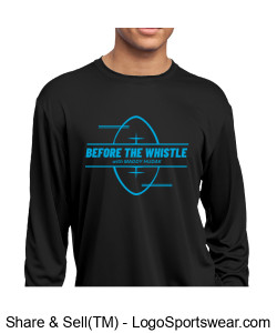 Before The Whistle Long Sleeve Blackout Tee Design Zoom